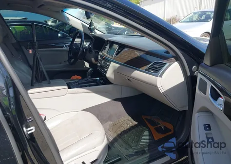 2015 Hyundai Genesis 3.8 из США, поврежденный, VIN KMHGN4JE2FU072798